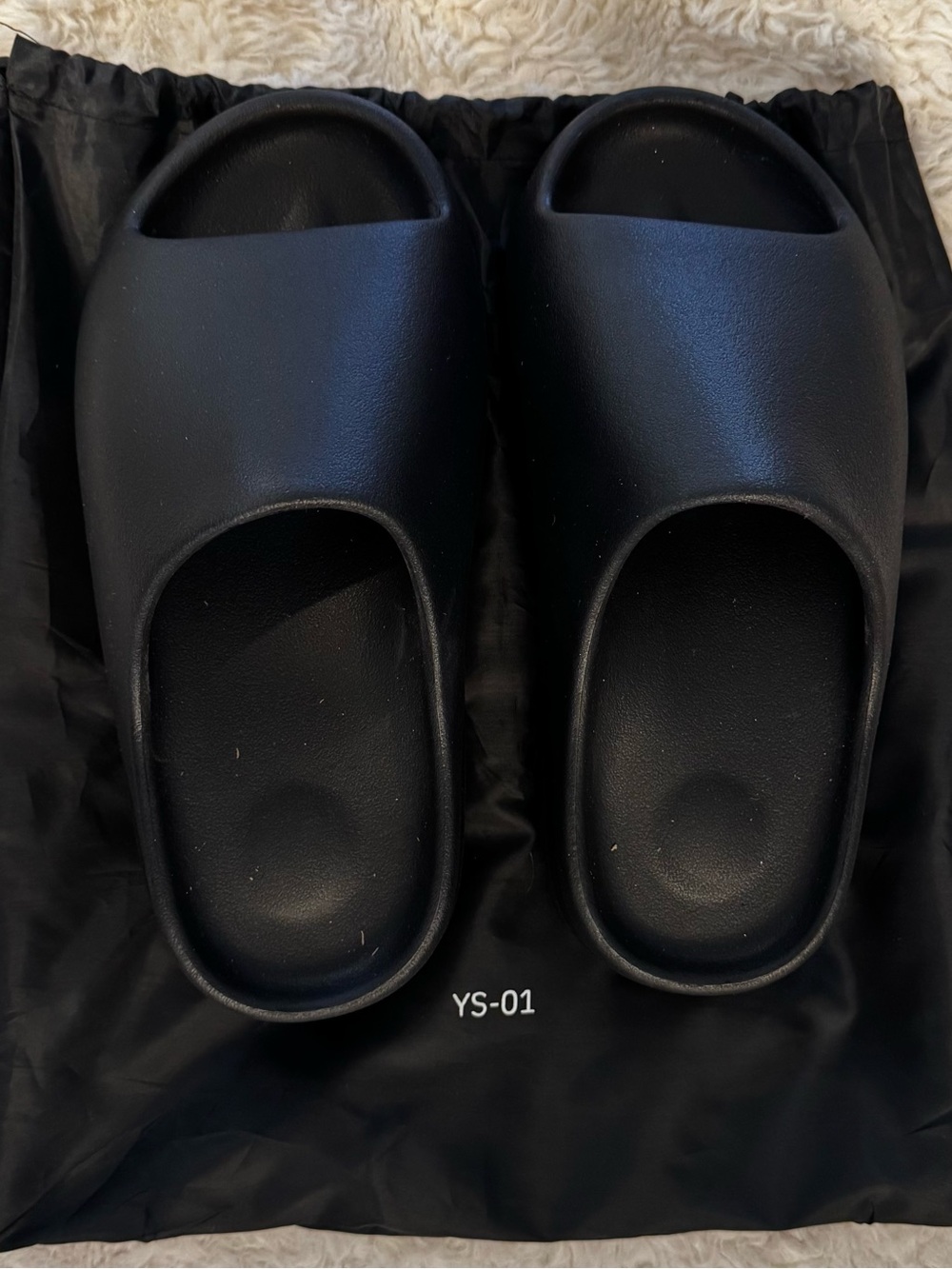 Ysa Makino Black Men's Slide Sandals